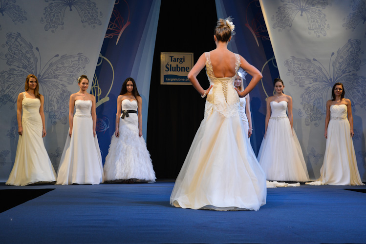 Pokaz sukien weselnych w Bielsku-Białej. Fotografia ślubna