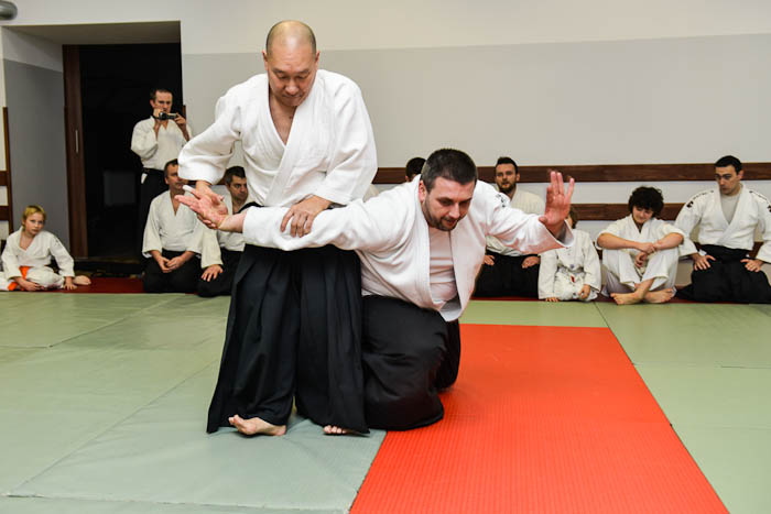 Fotograf Bielsko-Biała. Pokaz techniki Aikido wykonaniu Andrew Masaru Sato