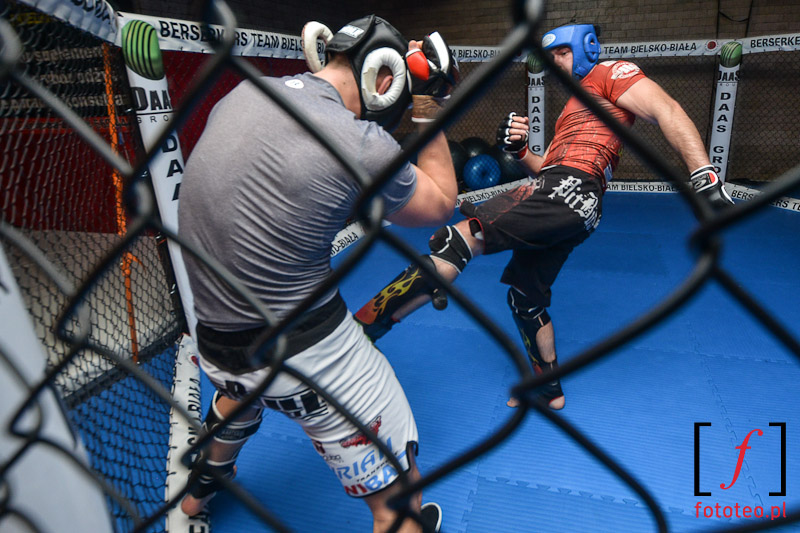 Trening MMA, fotograf sport