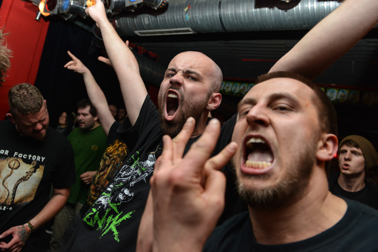 Metal concert in Ostrava, Czech Republic