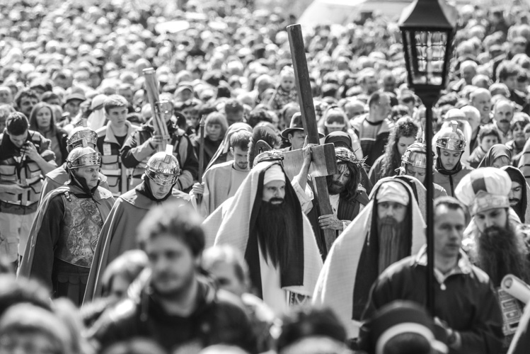Religious procession in Poland
