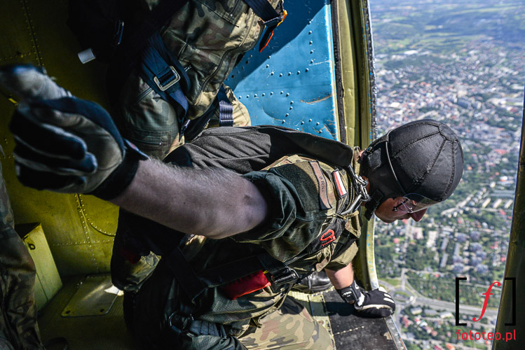 Military paratroopers in Poland
