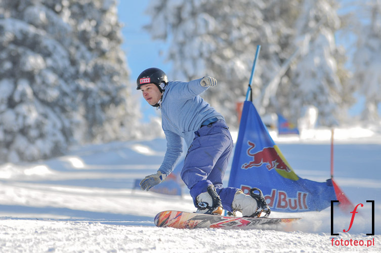Snowboard contest in Poland