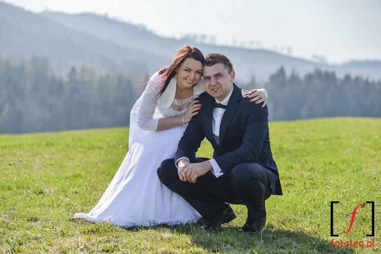 Fotograficzny plener ślubny w górach
