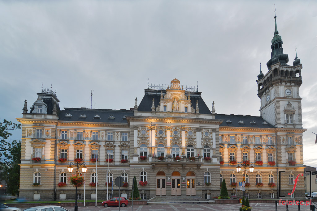 Ratusz w Bielsku-Białej. City hall in Bielsko